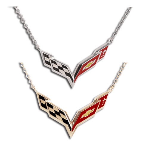 C7 Corvette Emblem Necklace