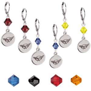 Crystal C5 Corvette Earrings