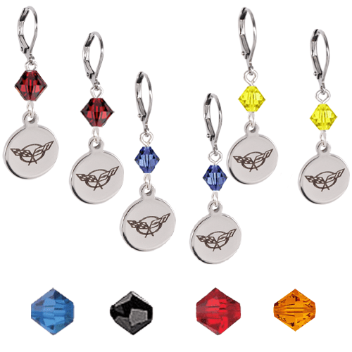 Crystal C5 Corvette Earrings Crystal C5 Corvette Earrings