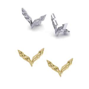 C7 Corvette Post Emblem Earrings