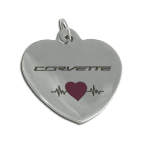 Corvette Heart Beat Pendant