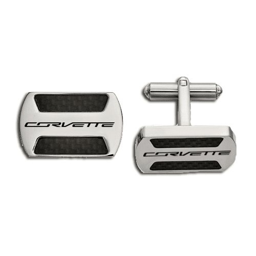 C7 Corvette carbon fiber cufflinks