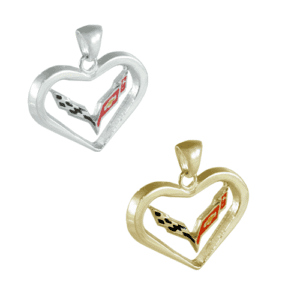 C7 Corvette Heart Pendant