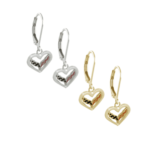 C7 Corvette Heart Earrings