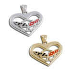 C5 Corvette Heart Pendant