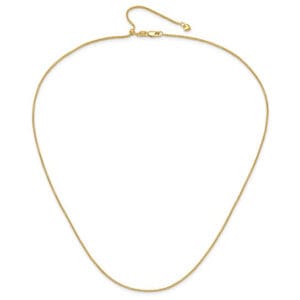 Adjustable Wheat Chain 22"