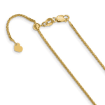 14k Adjustable Wheat Chain