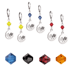 C2 Corvette Crystal Earrings