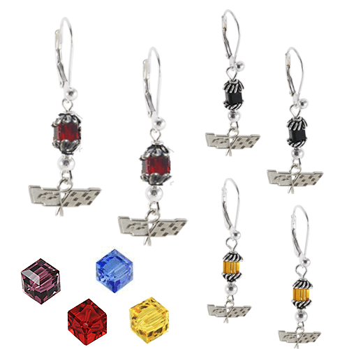 Crystal Late C3 Corvette Earrings