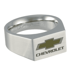 Chevy Bowtie Signet Ring