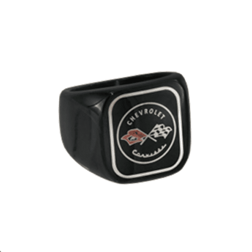 C1 Corvette Black Stainless Ring