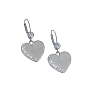 Corvette Heart Shaped Earrings