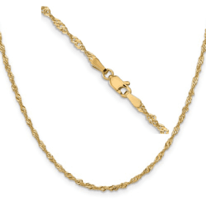 14k Singapore Chain