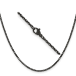Black Stainless Cable Chain
