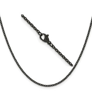 Black Stainless Cable Chain