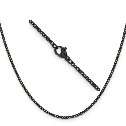 Black Stainless Cable Chain