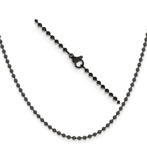 Black Plated Stainless Ball Chain