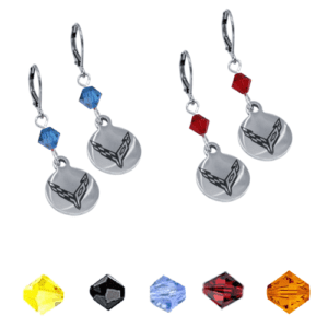 C8 Corvette Crystal Earrings
