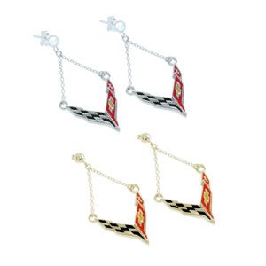 Post C8 Emblem Earrings