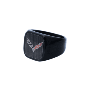 C7 Carbon Fiber Looking Ring