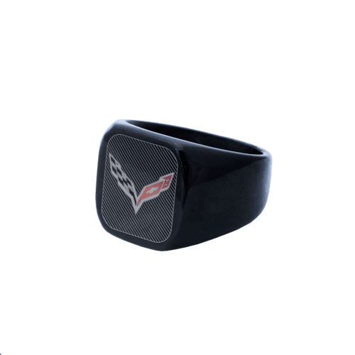 C7 Carbon Fiber Looking Ring