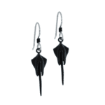 Black C8 Stingray Earrings