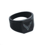 C8 Corvette black grooved ring
