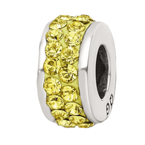 Yellow spacer bead