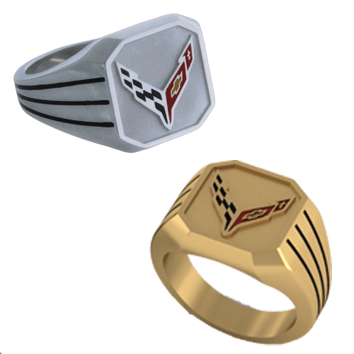 C8 Corvette Signet Ring