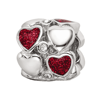 Heart Spacer Bead