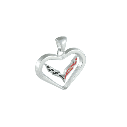 Sterling C7 Heart Pendant