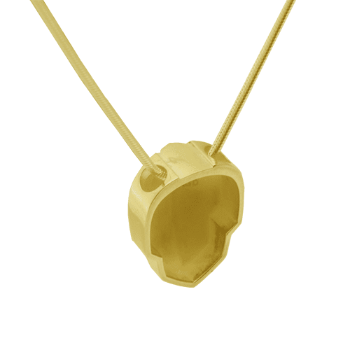 14k Gold Jake Pendant back