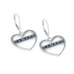 Camaro heart earrings