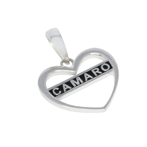 Camaro heart pendant