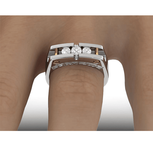 C8 Corvette diamond caliper ring