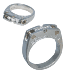 C8 Corvette diamond caliper ring