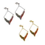 Corvette 70th Anniv Post Earrings