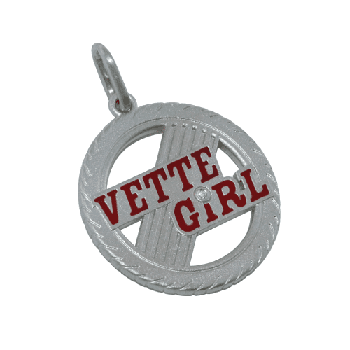 Vette Girl Pendant