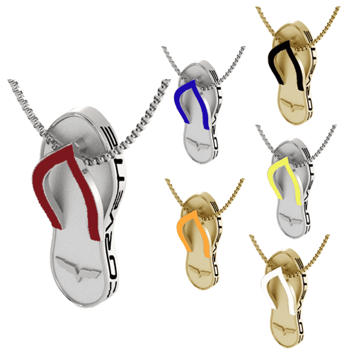 C6 Corvette flip flop pendant