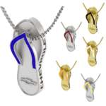 Chevrolet Bowtie Flip Flop Pendant