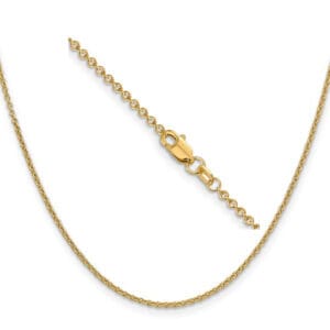 14k cable chain