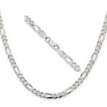 Sterling silver figaro chain