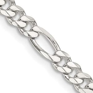 Sterling silver figaro chain