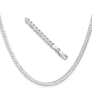 Sterling silver curb chain