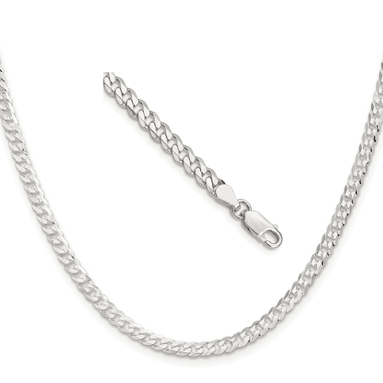 Sterling silver curb chain