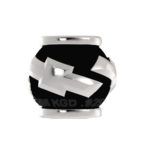 Chevy Bowtie Barrel Bead